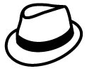 Trilby hoed