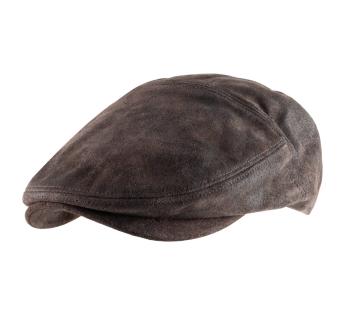 casquette plate cuir Ralph