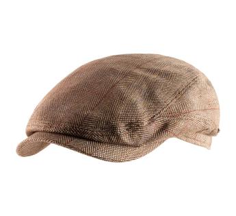 Casquette Stetson vintage Driver Cap Silk Herringbone