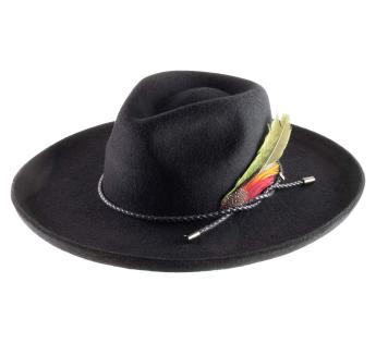 Chapeau rancher large Brooklyn Sin Guarnicion