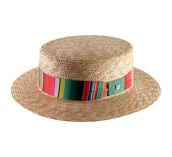 chapeau canotier coloré Yuri