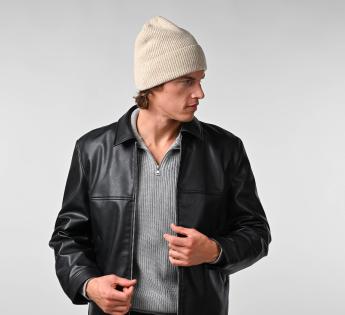 bonnet oversize noir Grand-bé