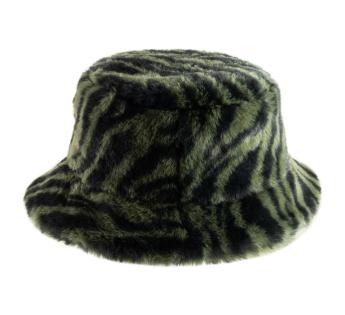 Bob fausse fourrure Zebra Fur Bucket