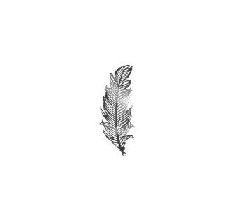 Plume en métal Estampe Plume