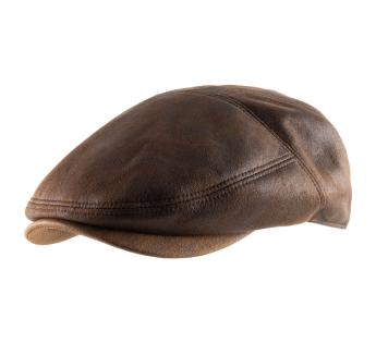 Casquette béret imitation cuir Dooker