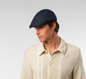 Casquette plate laine Santino