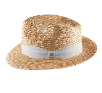 Chapeau de paille personnalisable My Straw Fino Fedora 